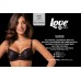 Reggiseno Love&bra Noemi modello balconcino in pizzo Bianco-Nero-Cipria